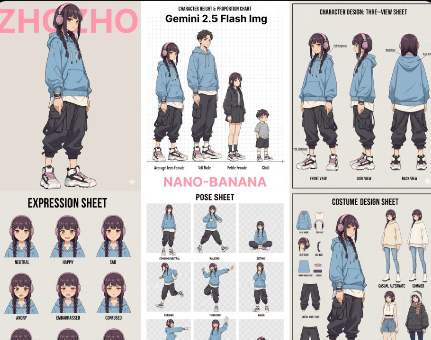Character design sheet example